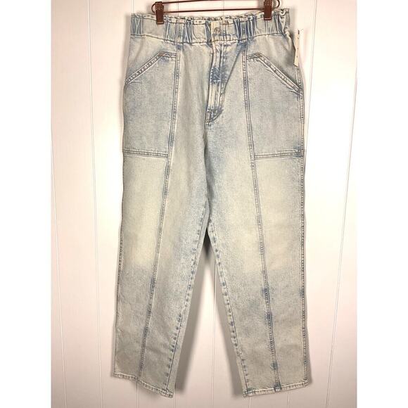 Mother‎ Superior The Springy Ankle Jeans Elastic Waist Front Seam Size 32 NWT - Picture 2 of 9